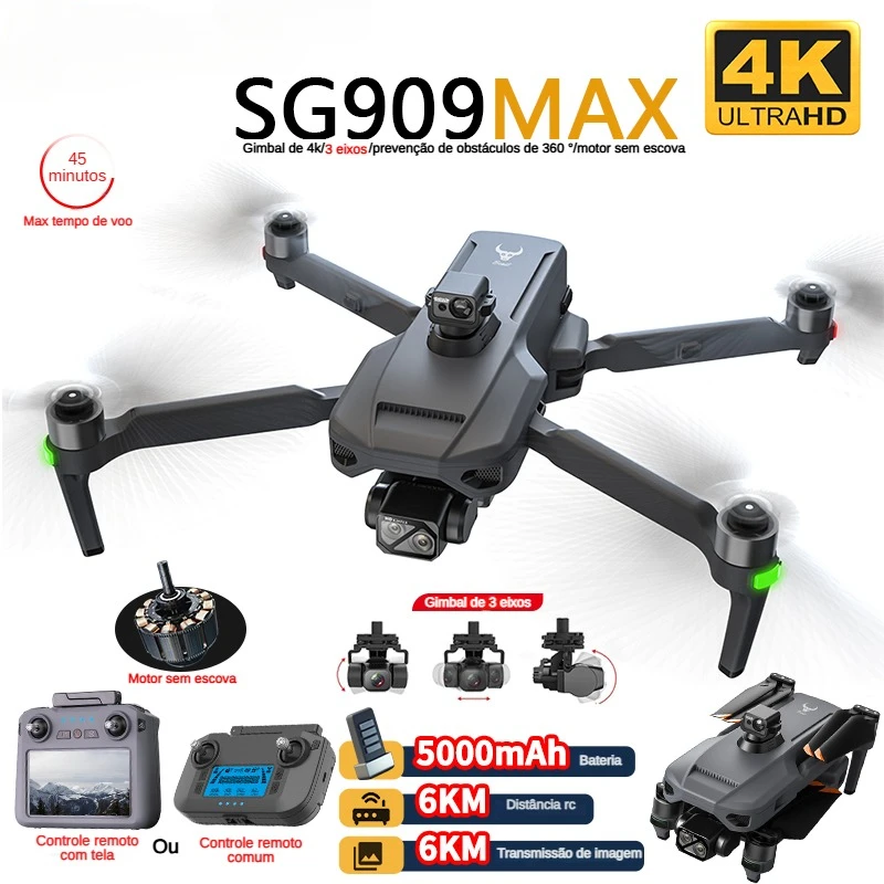 Drone Racing Camera - ZLL SG909 SG909MAX Drone profesional, Drone