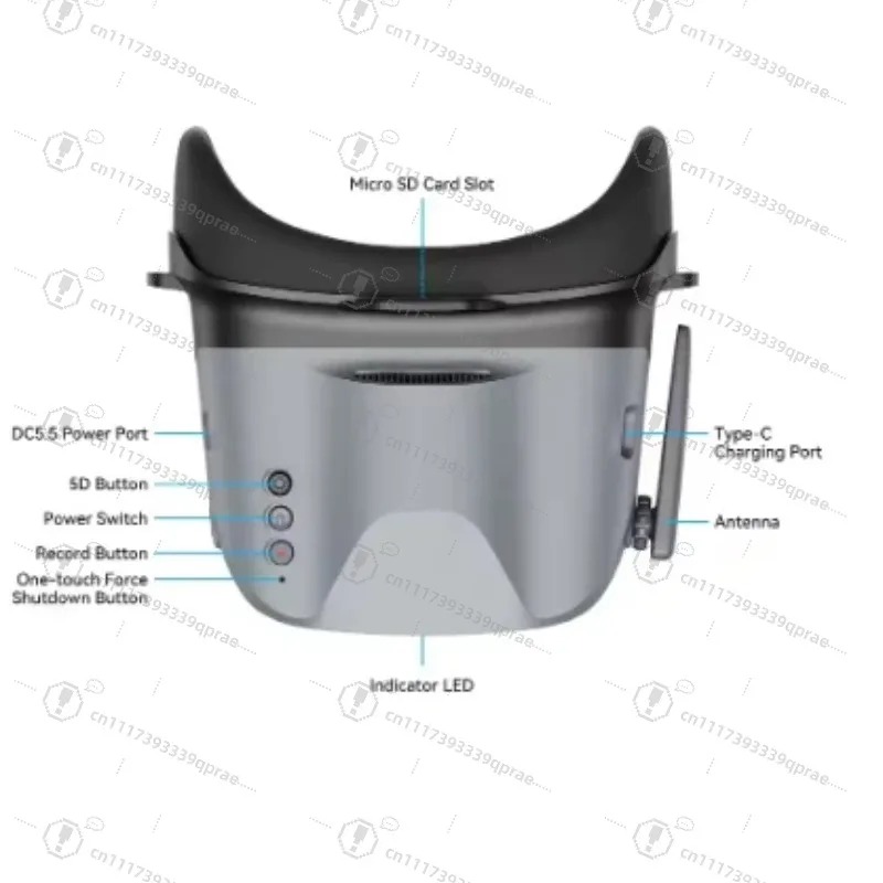 Drone Racing Goggles - Kacamata FPV Analog BETAFPV VR04 Layar