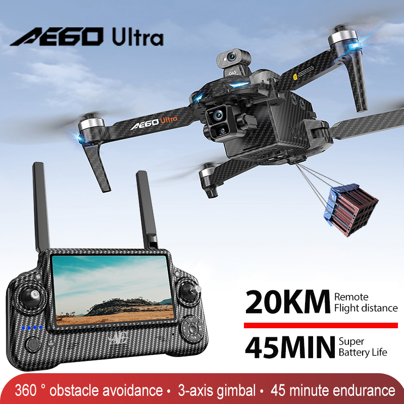 Drone Profesional AE60 GPS Kam - Drone Racing Camera ulasan dan harga