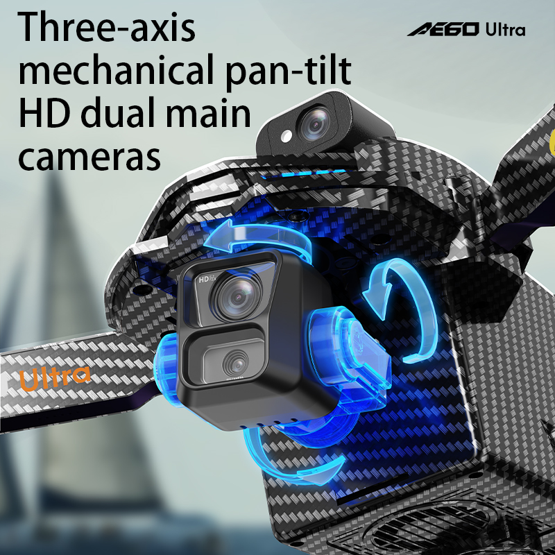 Drone Profesional AE60 GPS Kam - Drone Racing Camera ulasan dan harga