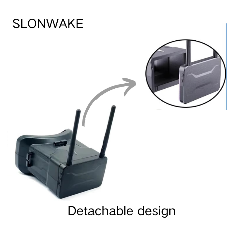 Kacamata FPV 5.8G, Layar 4.3 I - Drone Racing Goggles ulasan dan harga