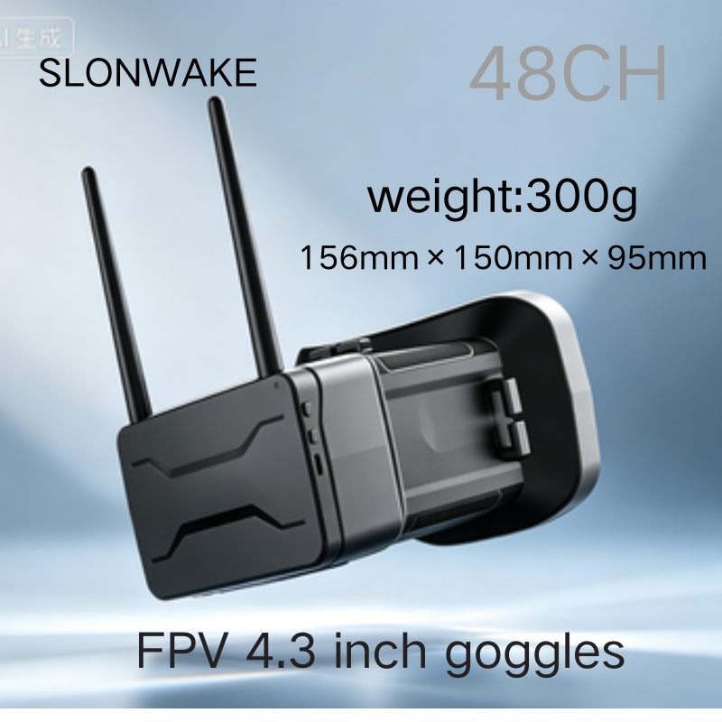 Kacamata FPV 5.8G, Layar 4.3 I - Drone Racing Goggles ulasan dan harga